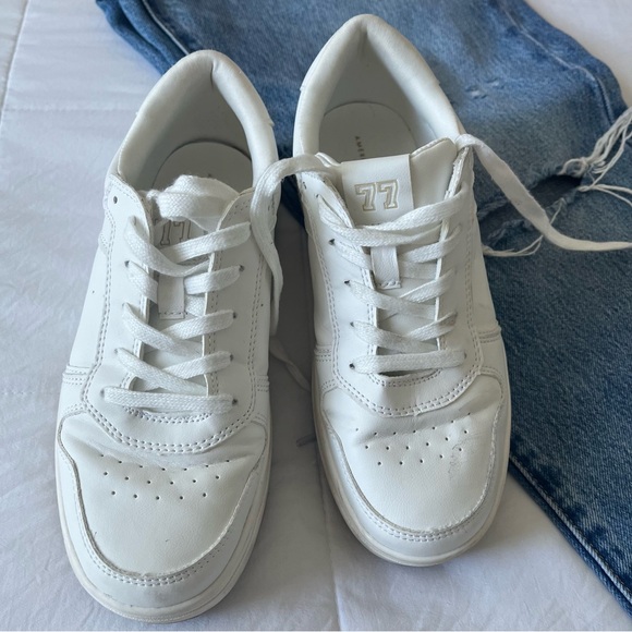 American Eagle Women’s White Sneakers Size 6 - Picture 8 of 10